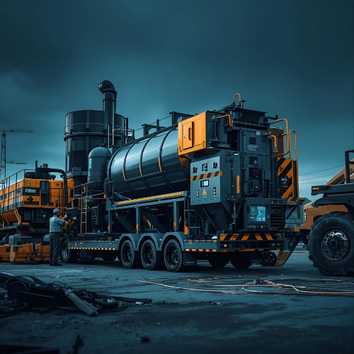 Portable Asphalt Drum Mixing Plants