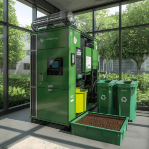 organic waste composting machine