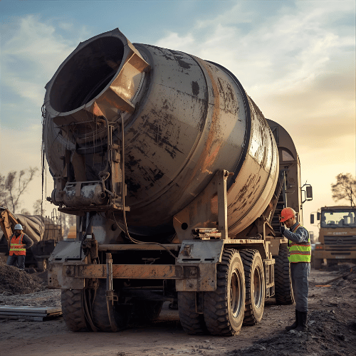 reversible drum type mixer contimuous working