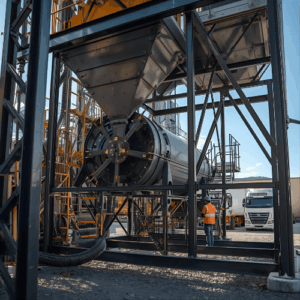 stationary asphalt drum mix plant supplier